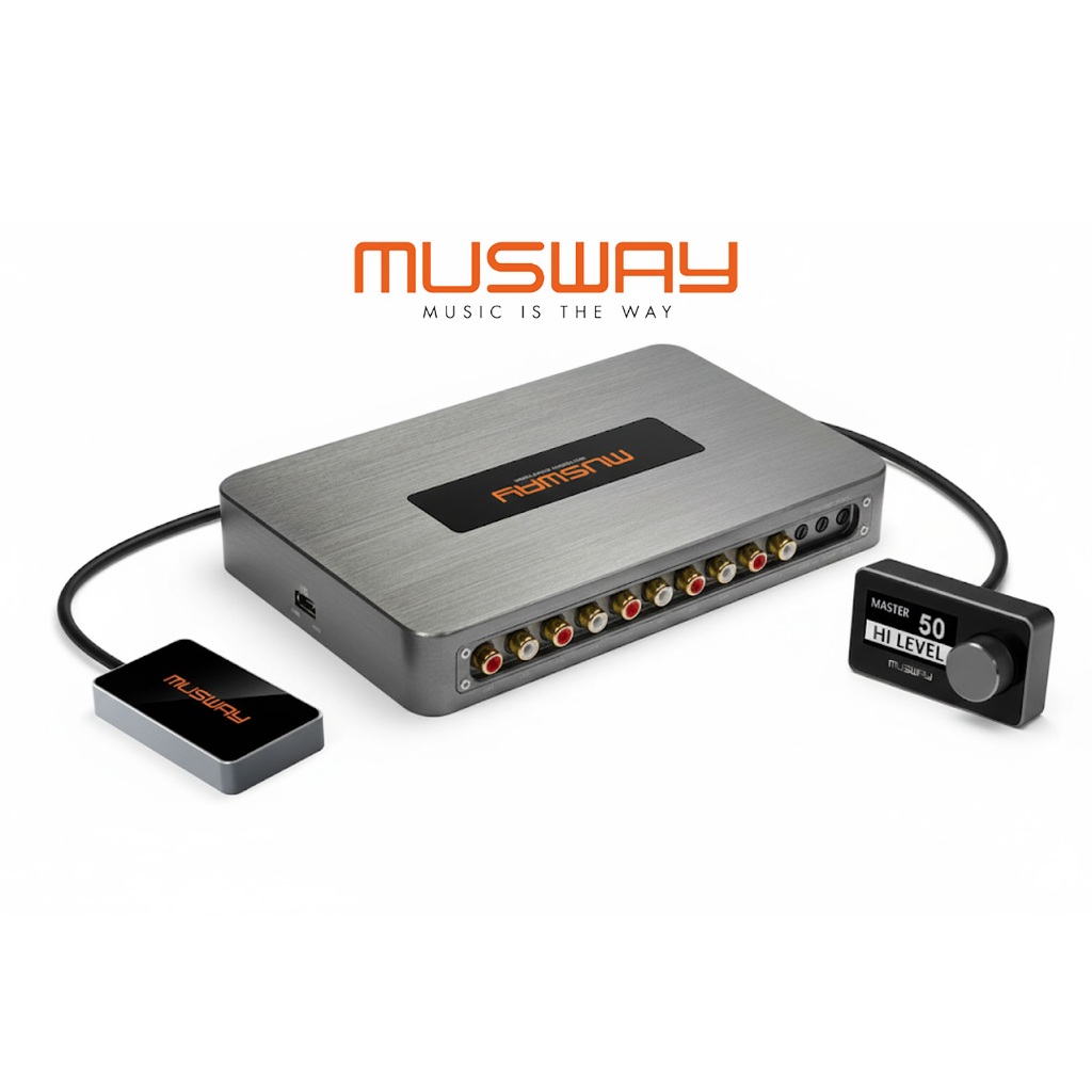 Musway DSP68Pro Processor Audio Mobil 8-Channel Fullset