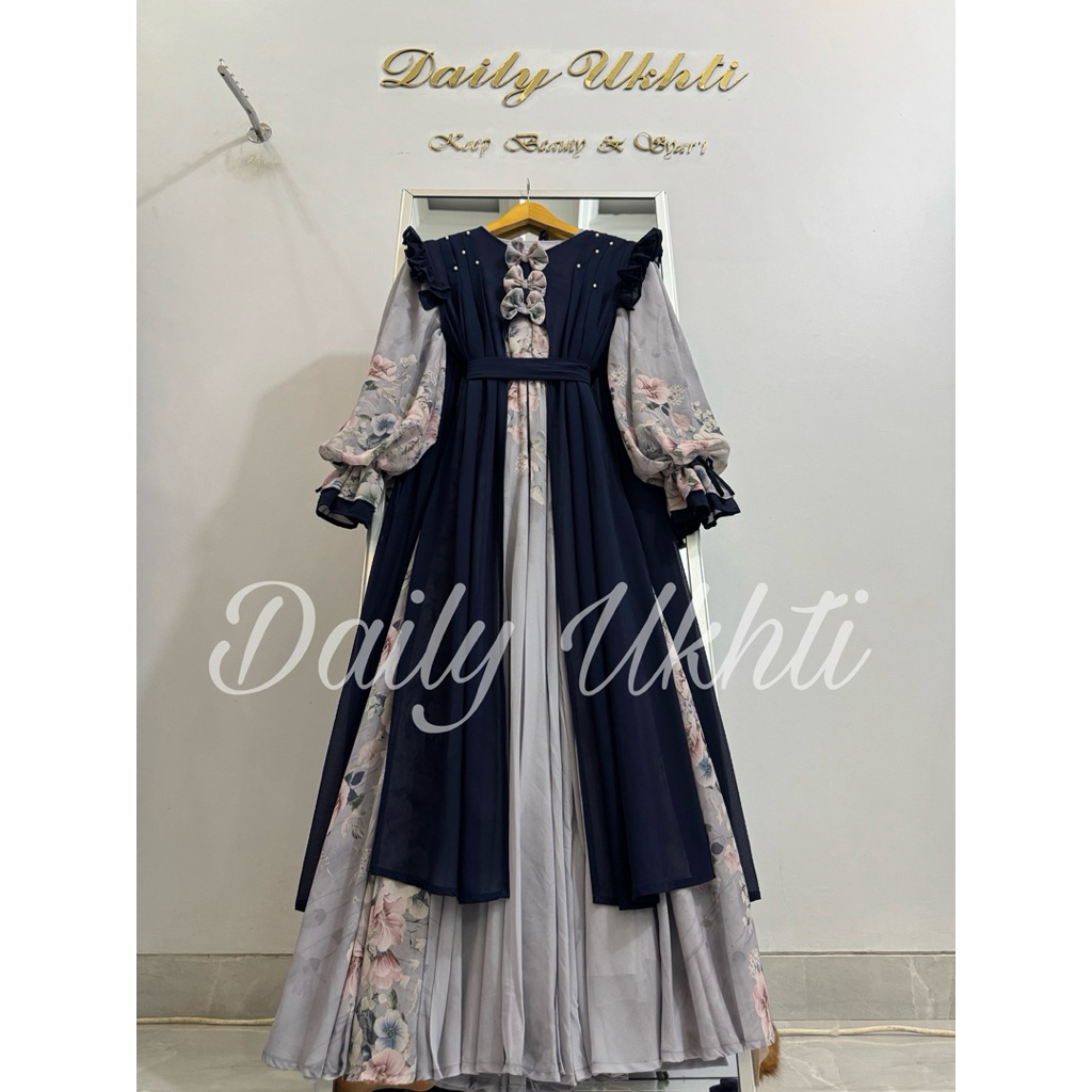 Varasya gamis set hijab by Daily Ukhti boutique