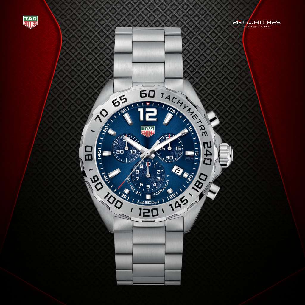 TAG HEUER Formula 1 Chronograph Quartz 43mm Steel - CAZ101K.BA0842