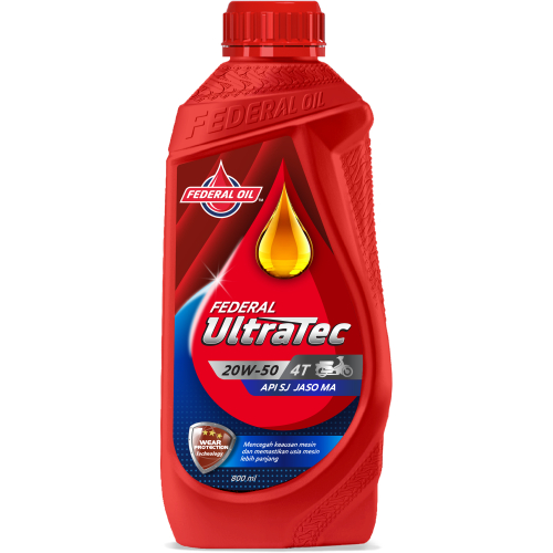 Minyak Oli Motor Federal Oil Ultratec 4T Tak