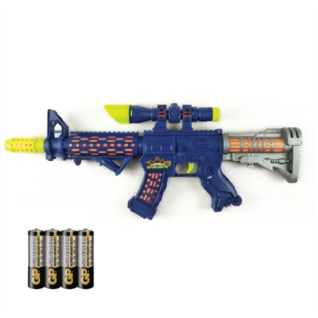 Mainan Senapan Anak - Mainan Senapan Suara dan Lampu