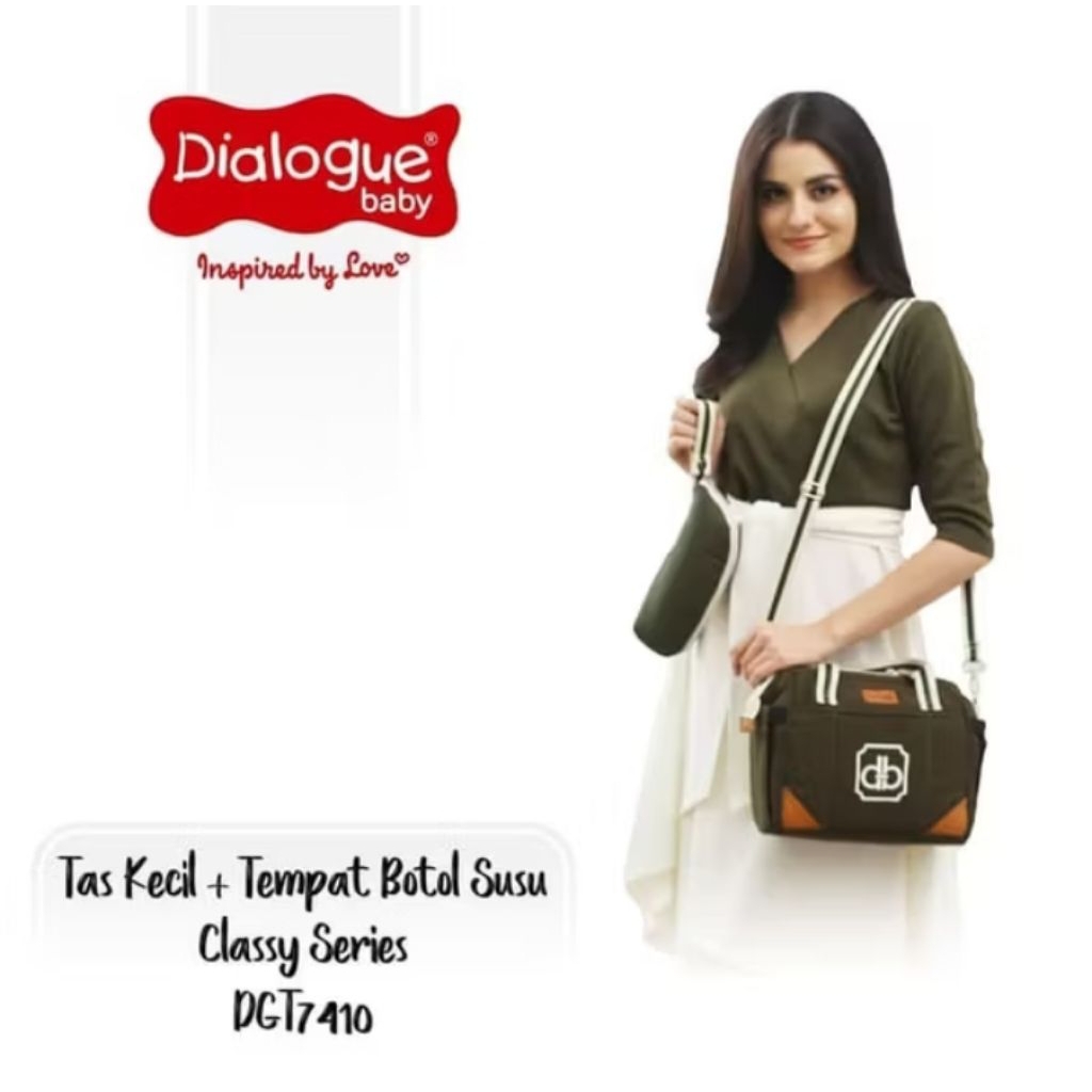 Dialogue Small Diaper Bag + Thermostat Bottle Container Classy Series