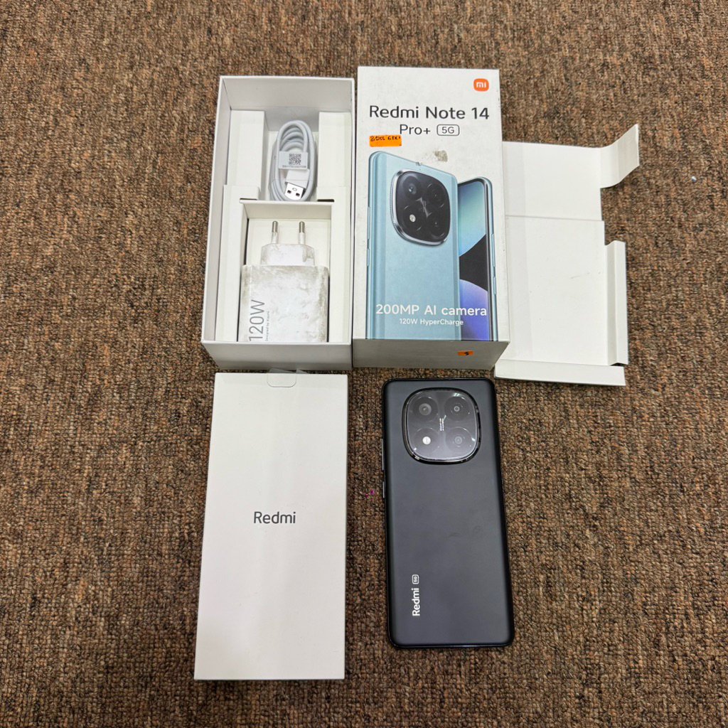 Redmi Note 14 Pro Plus 5G 8/256gb Fullset Second Garansi Resmi