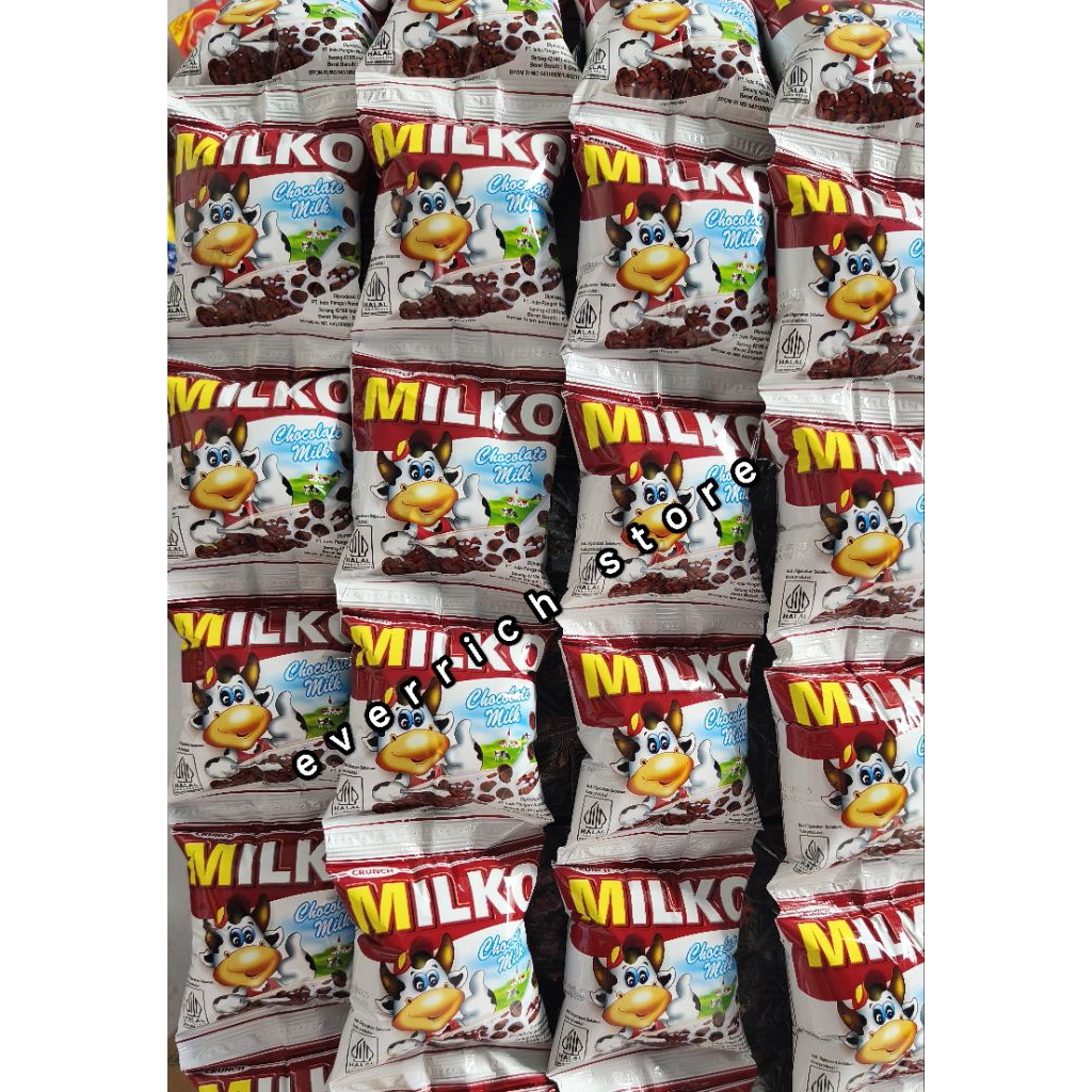 snack milko crunch chocolate milk (10pcs)