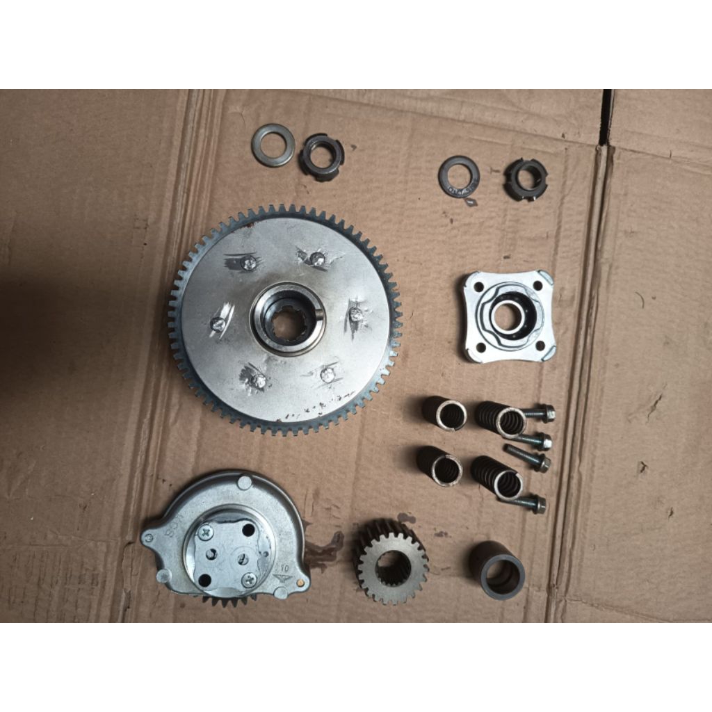 Draf gear gir /sekunder tiger revo ori copotan set pompa oli