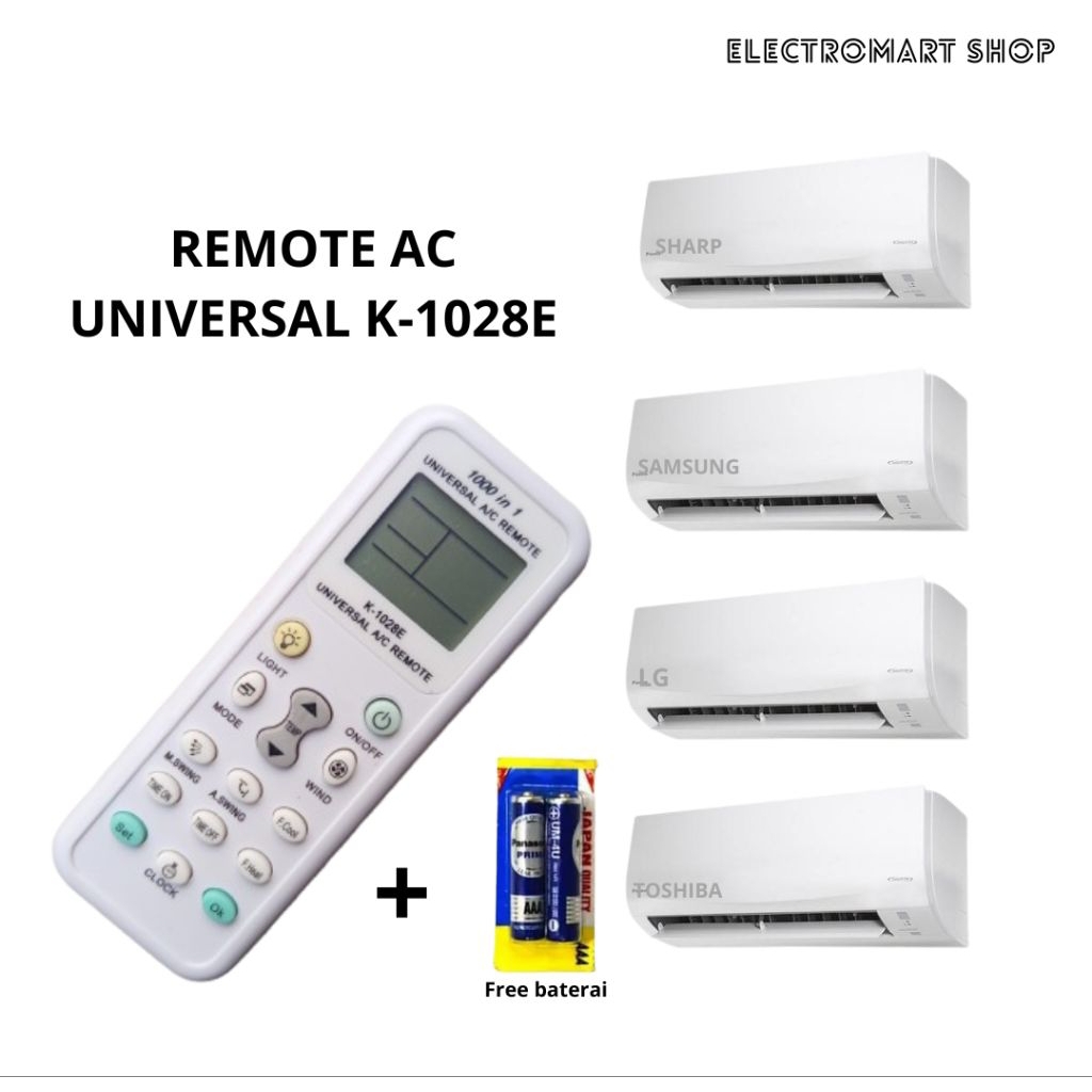 REMOTE AC UNIVERSAL SEMUA MERK/ MULTI REMOTE AC ORIGINAL