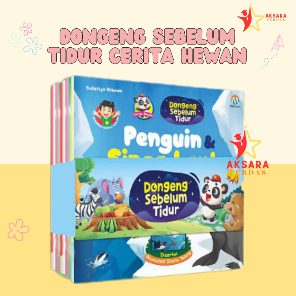 Dongeng Sebelum Tidur Cerita Hewan Buku Cerita Anak Bergambar Full Warna dan Ilustrasi