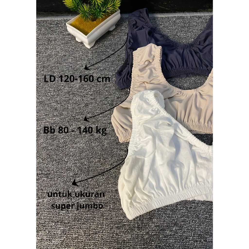 bra bh miniset wanita dewasa cewe remaja ibusui jumbo polos sama motif