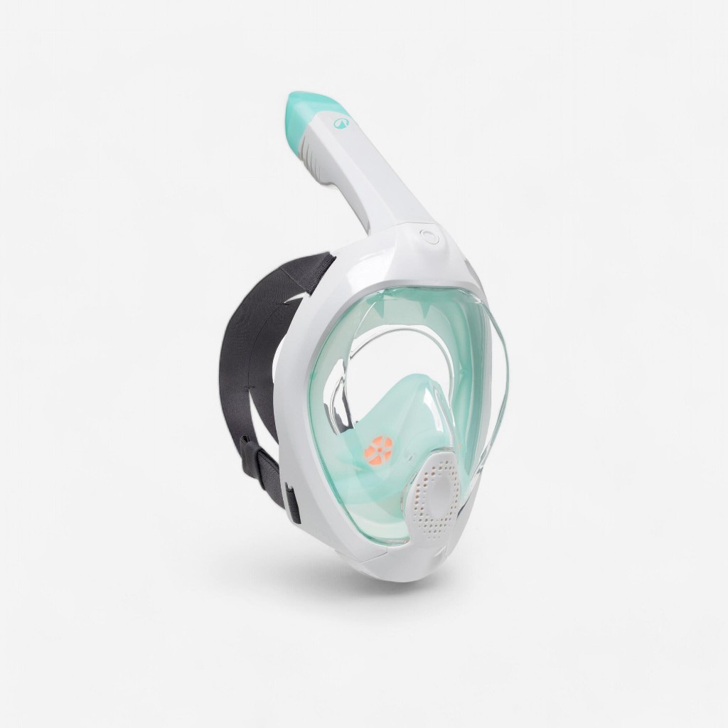 Decathlon SUBEA Masker Easybreath Snorkeling Dewasa + Katup 540 Hijau Laguna - 8771667