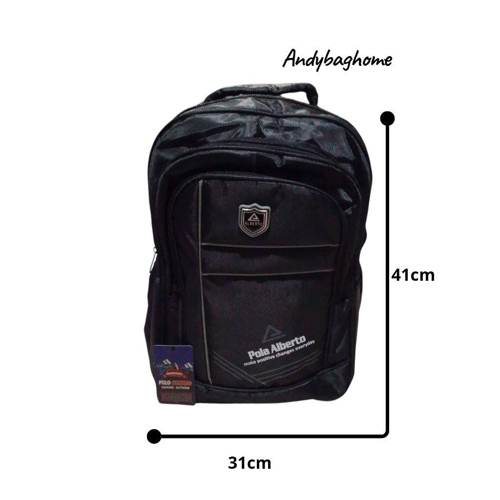 Tas ransel polo pria SD SMP Tas sekolah fashion pria