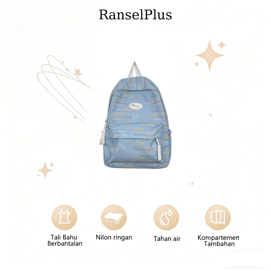 Tas ransel korean style tas ransel lucu korean style tas aesthetic korean style sekolah tas ransel w