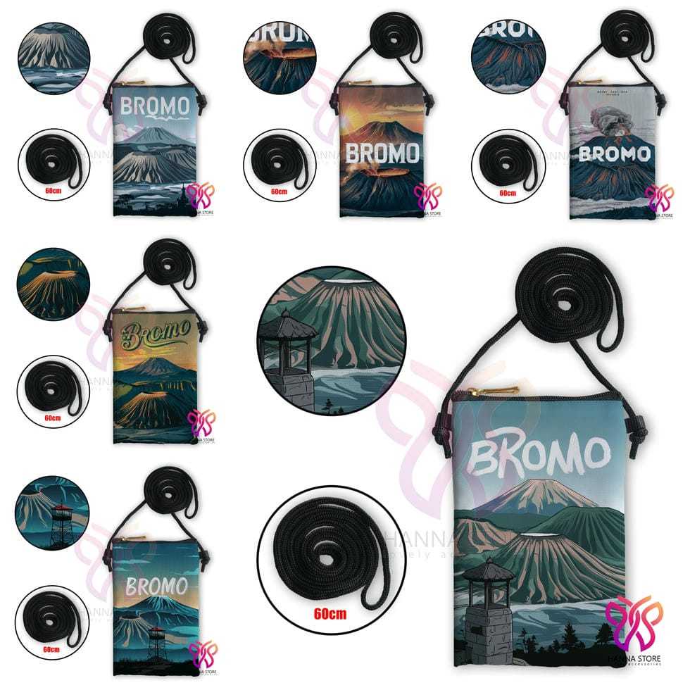 Tas Sling Bag Souvenir Bromo Jawa Timur Malang