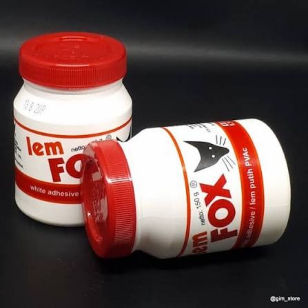 Lem FOX Putih 150gr – Lem Kayu & Serbaguna Super Kuat Cepat Kering untuk Kerajinan