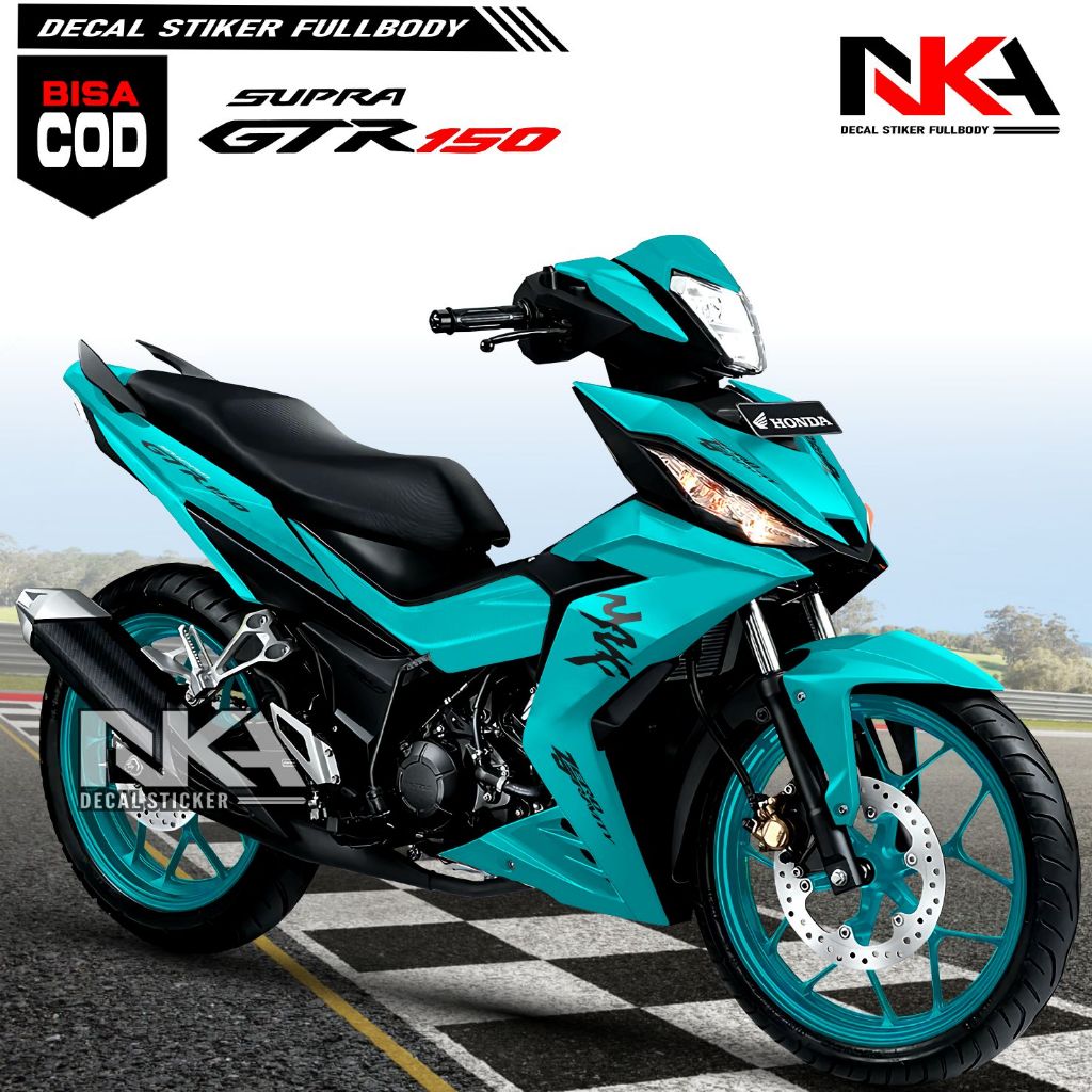 Decal Supra GTR Full Body - Stiker Supra GTR 150 Full Body - Dekal Supra GTR Full Body Motif Simple