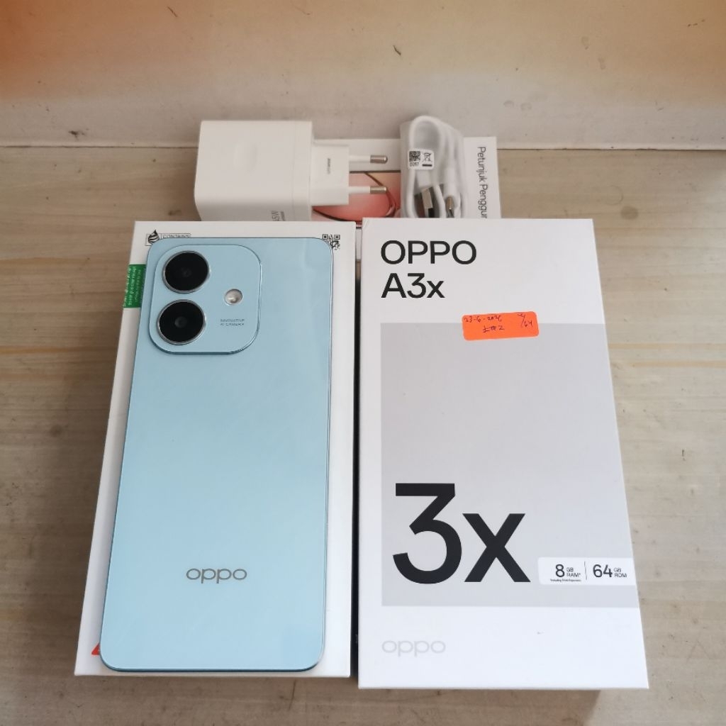 Oppo A3x ram 4GB 64GB Bekas - Garansi Resmi - second