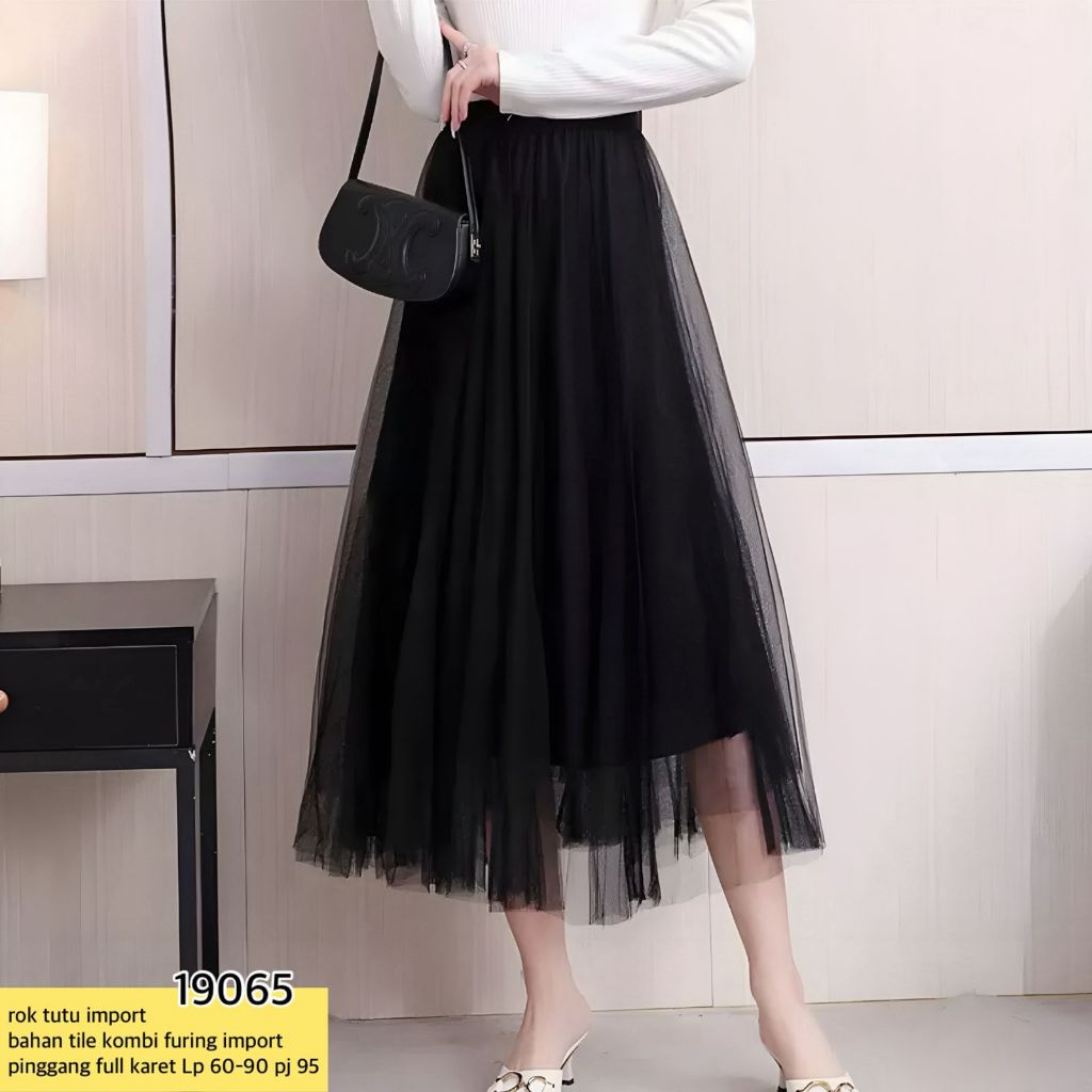 Rok Import Wanita Rok Tutu Tile Fashion Bawahan Wanita Import Pakaian Wanita Import Rok Wanita Korea
