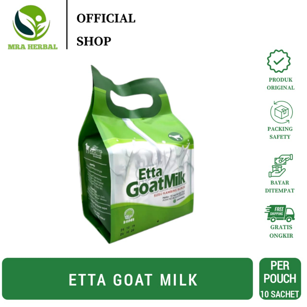 Susu Kambing Etta Goat Milk HNI Per Pouch | Susu Kambing Etawa EGM | Susu Kambing HNI Original