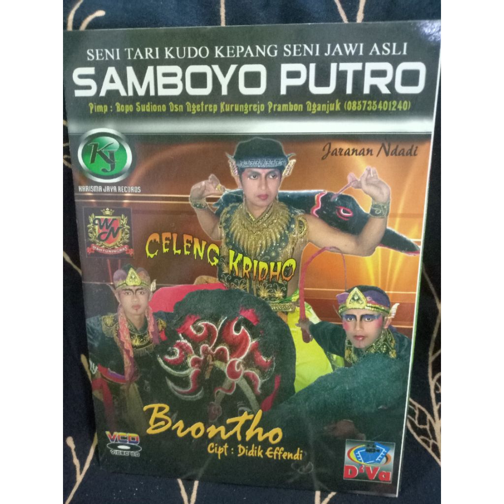 VCD JARANAN SAMBOYO PUTRO CELENG KRIDHO