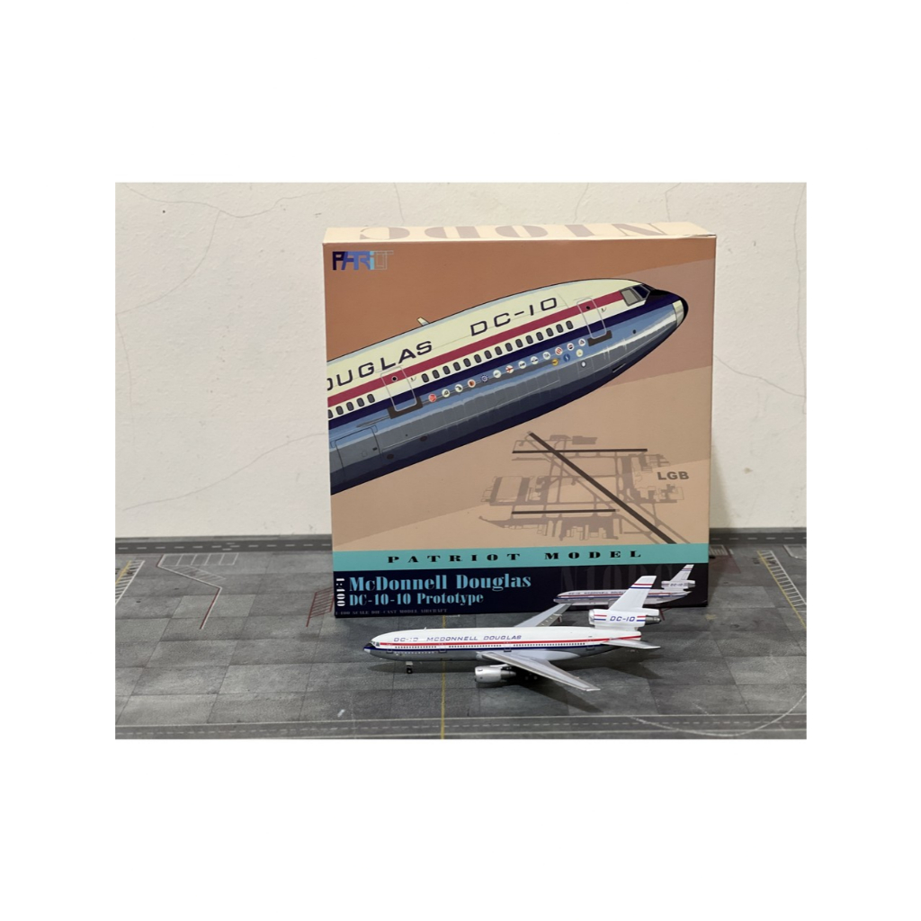Diecast Pesawat DC-10-10 House Livery N10DC 1/400 Patriot Models