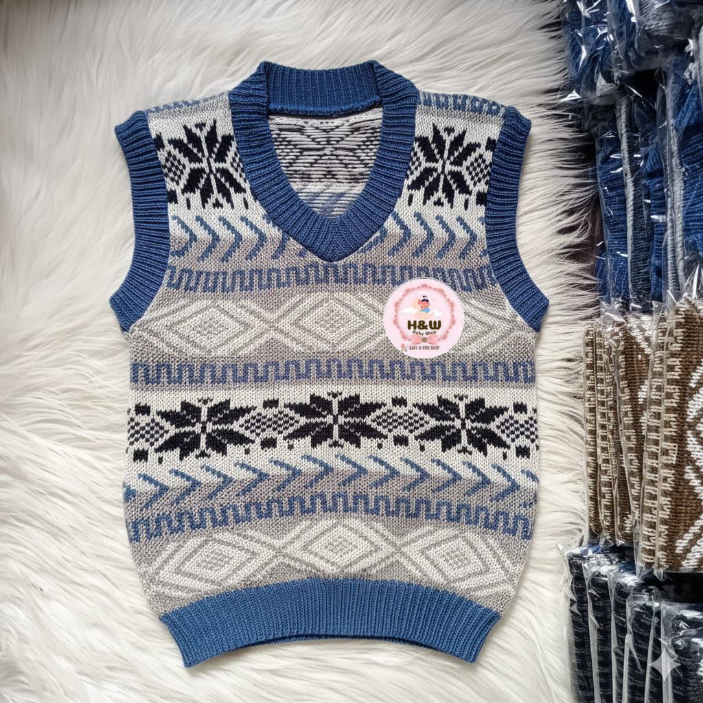 PROMO ROMPI/VEST RAJUT ANAK LAKI-LAKI USIA 1-5 TAHUN