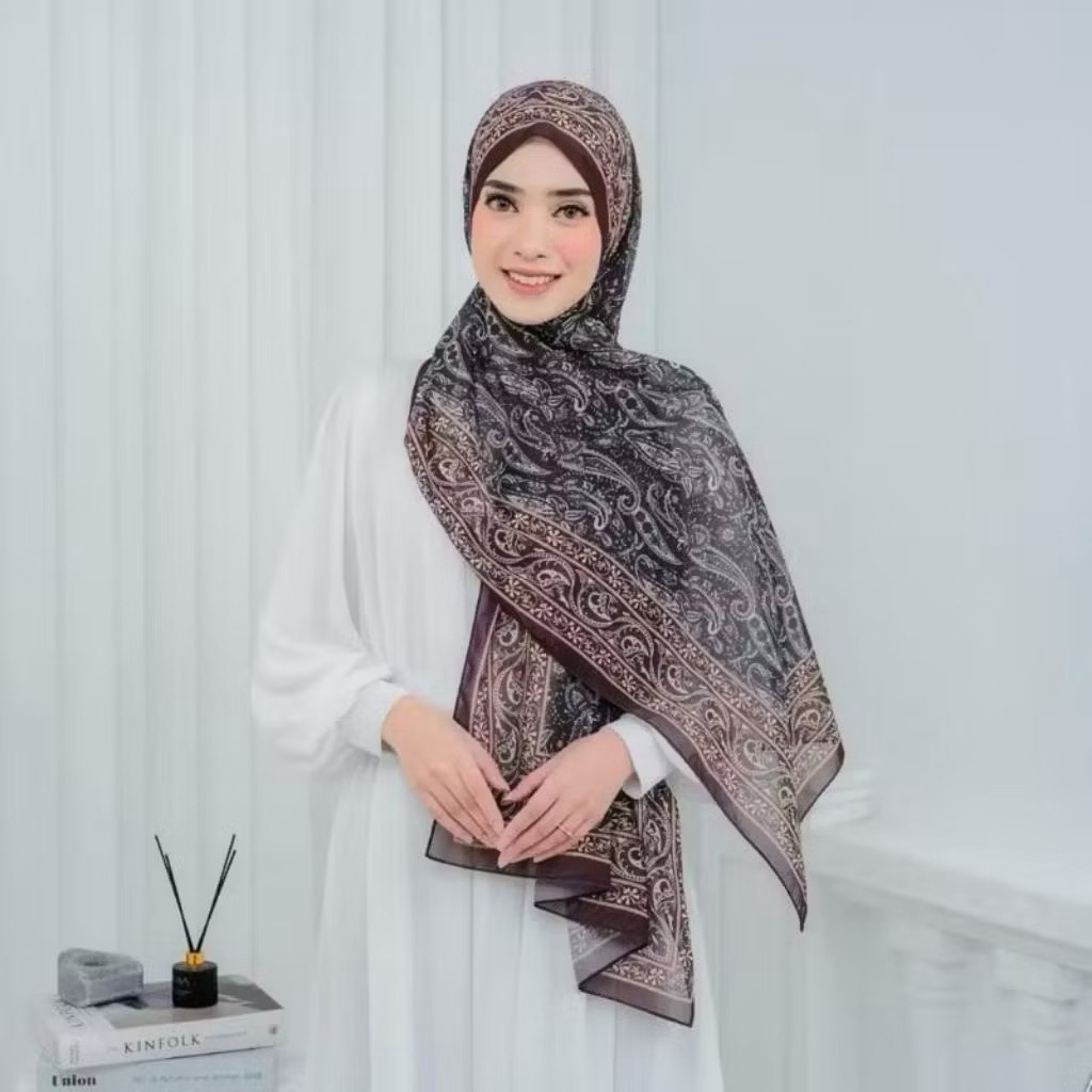 Hijab Pashmina Turkey Cashmere Hijab Motif Turkey