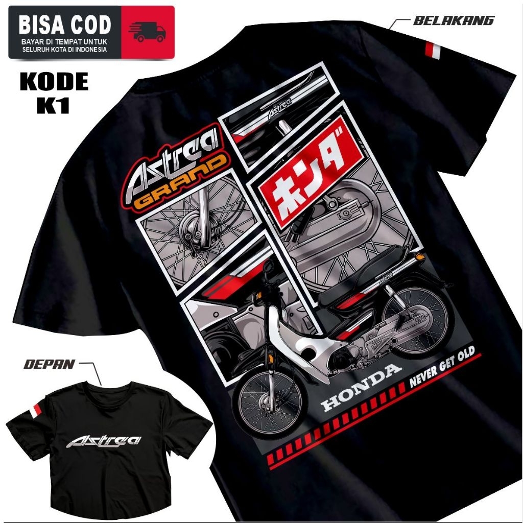 KAOS BAJU ASTREA GRAND TERBARU BAJU ASTREA GRAND ORIGINAL [zanastoresid]