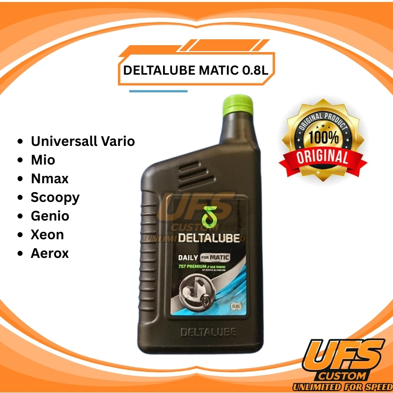 Deltalube Matic Oil 0.8L – Oli Motor Matic Full Synthetic