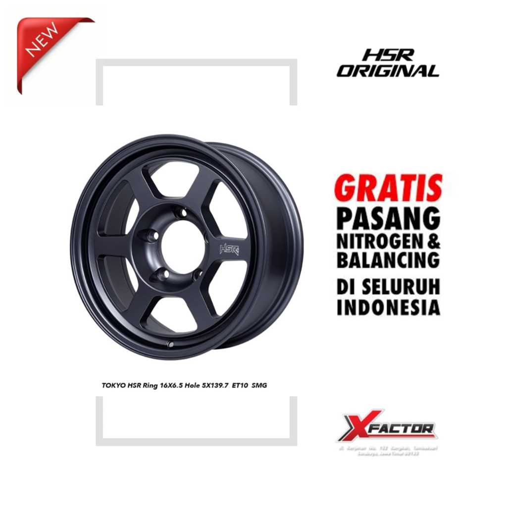 VELG MOBIL R16 HSR TOKYO HSR R16X6.5 H5X139,7 ET10