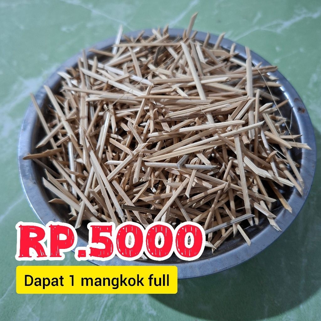 Biting / Lidi / Tusuk Pepesan / Tusuk sate / sindik /Tusuk Bungkus jajan / Biting Bambu