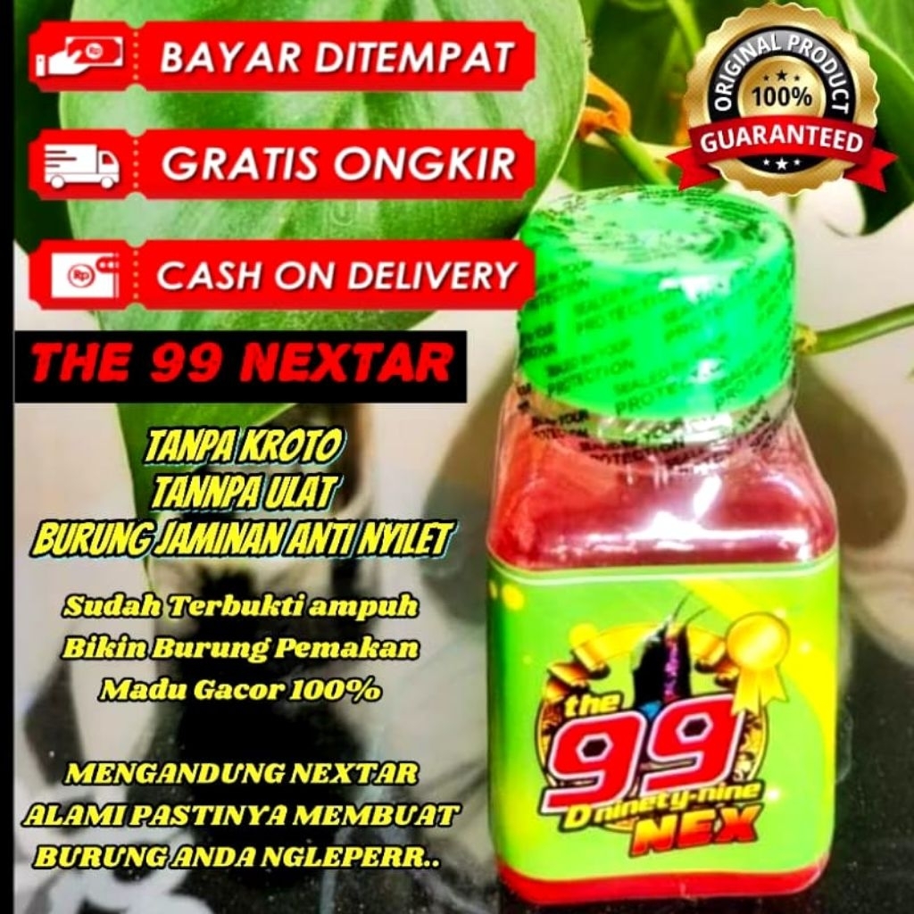 PAKAN KOLIBRI >NEXCTAR99/PAKAN BURUNG KOLIBRI ORIGINAL PRODUK D'NINETY  NINE