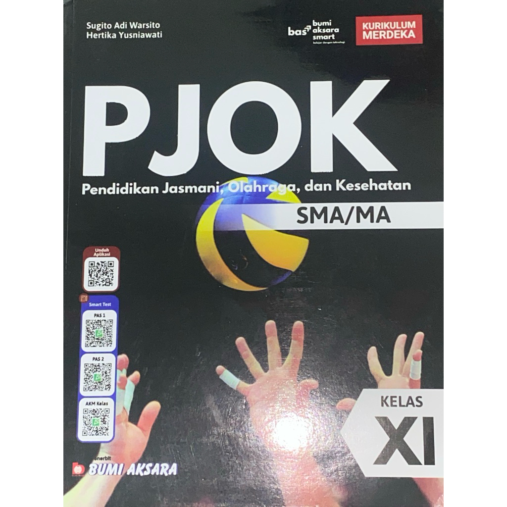 PREELOVED BUKU PJOK Kelas XI kurikulum Merdeka Bumi Aksara