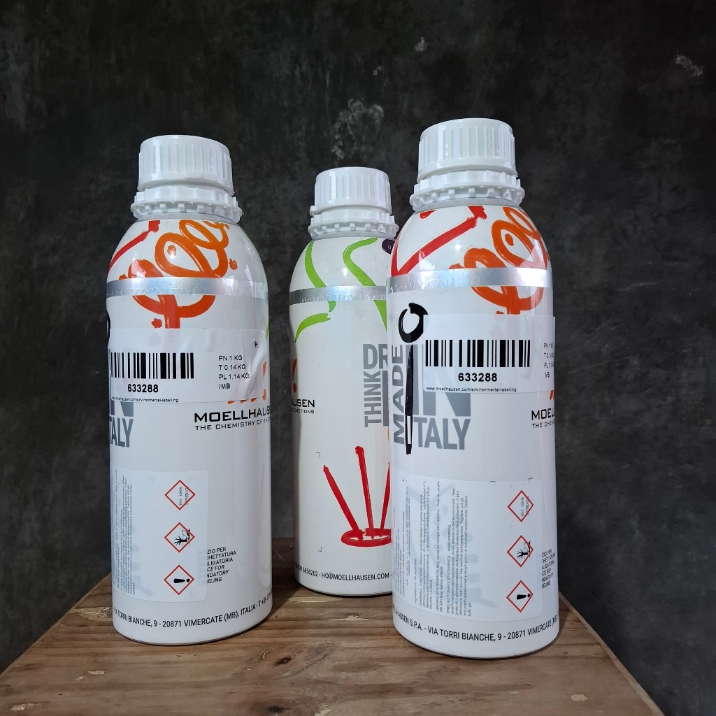 Botol Bibit Parfum Kaleng Alumunium 1 Liter 1000 ml 1 KG ex Minyak Wangi Mulut Botol Besar