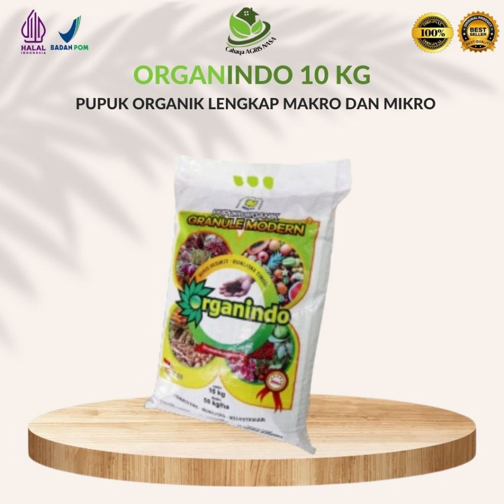 ORGANINDO Pupuk Organik Granule Untuk Menyuburkan Tanah memberikan semua  unsur makro, unsur mikro