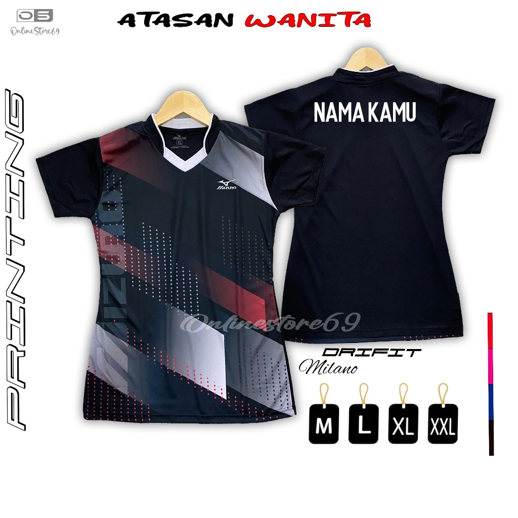 FREE CUSTOM NAMA  BAJU VOLLY CEWE PRINTING FREE CUSTOM NAMA / BAJU BADMINTON CEWE PRINTING