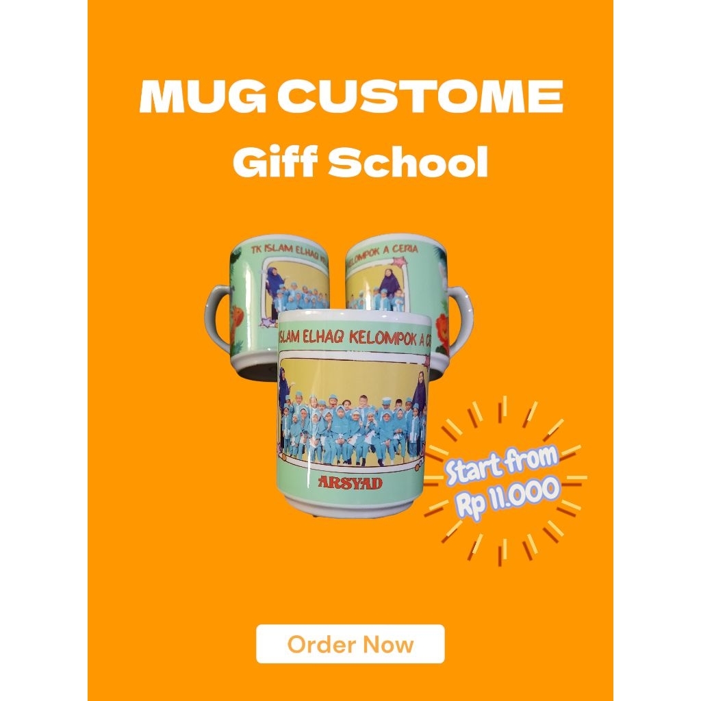MUG SOUVENIR / MUG  CETAK CUSTOME / MUG CETAK FOTO / MUG SUBLIM MUG WEDDING / MUG ULANG TAHUN