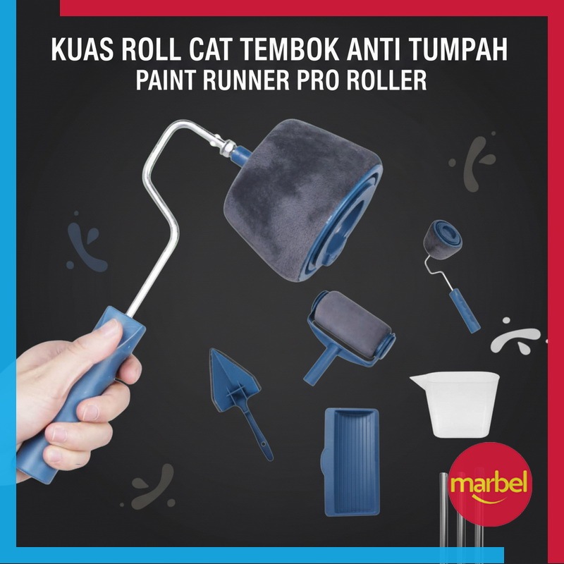 Kuas Rol Cat Tembok Ajaib Anti Tumpah Paint Runner Pro Roller DY526
