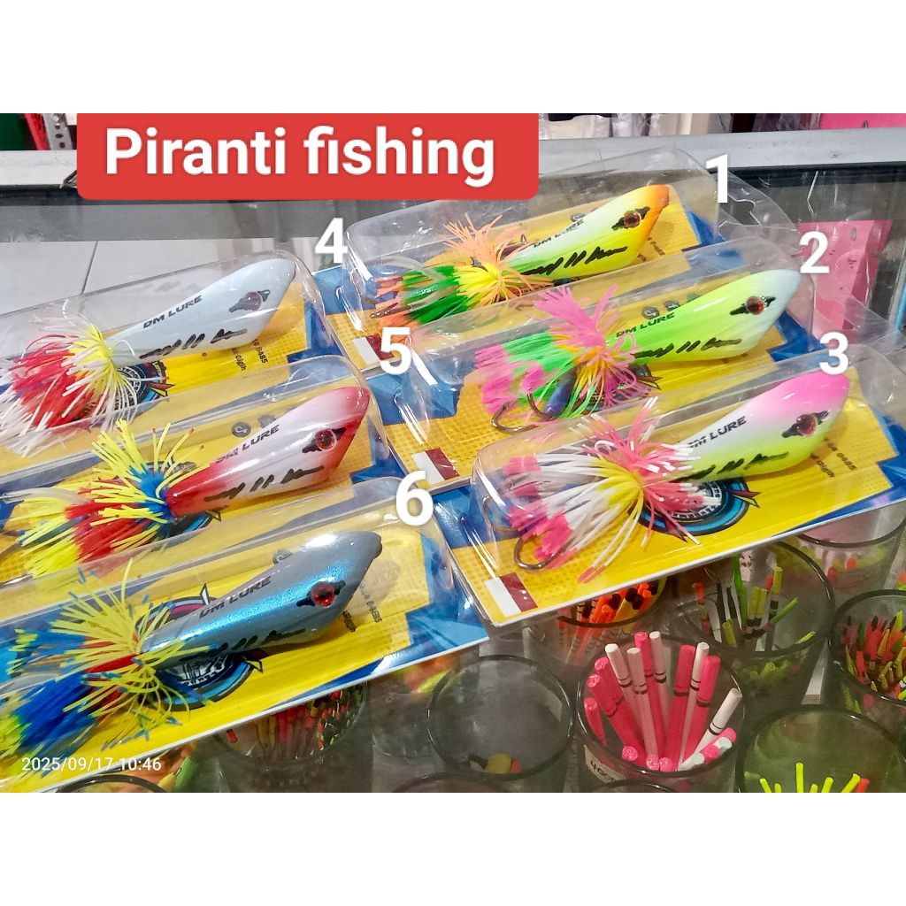 Jump Frog JF Geol - Rattle umpan Toman Umpan Gabus