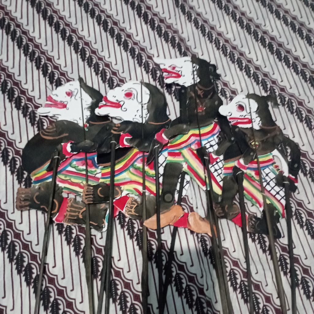 Wayang Punokawan Komplit 4 WAYANG SEMAR GARENG PETRUK BAGONG