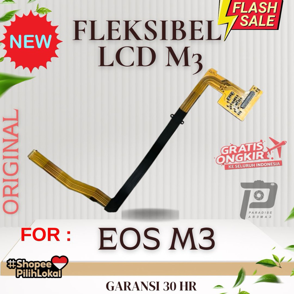 Fleksibel Lcd Canon Eos m3 Baru Dan bergaransi