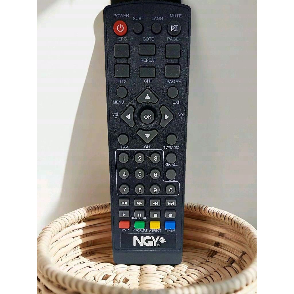 Remot remote STB  NAGOYA NGY  DVB T2 langsung pakai tanpa setting