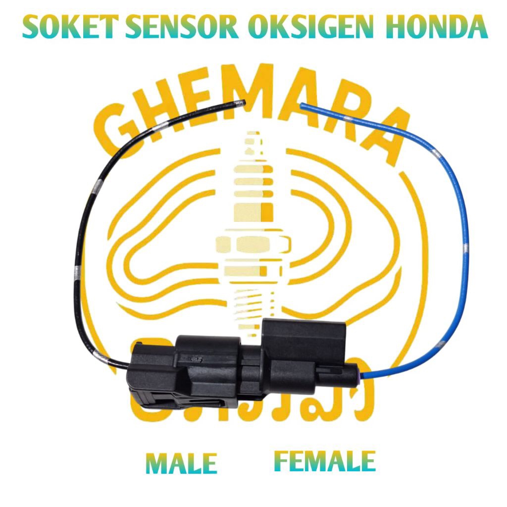 Soket sensor O2/oksigen Honda Beat, Vario Scoopy dan Genio