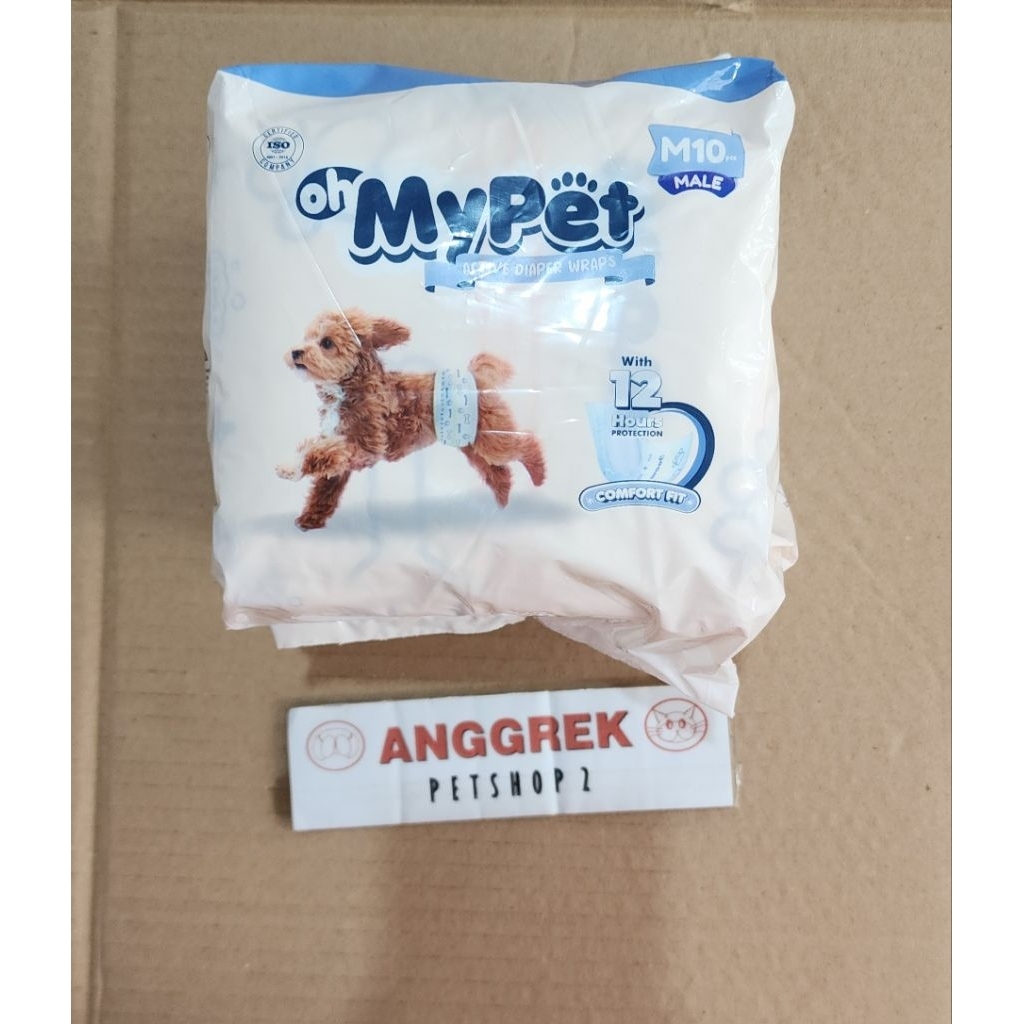 Oh My Pampers Male Pampers Hewan Anjing Kucing Jantan