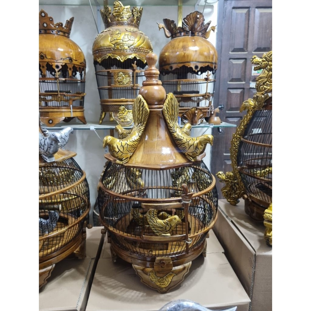 Sangkar perkutut model bawang new