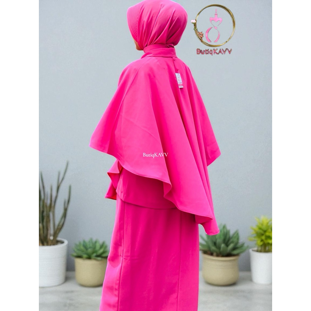 Selendang Syari Bhayangkari (Kancing Belakang)