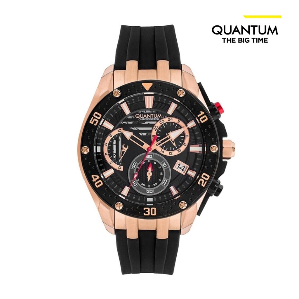 Jam Tangan Pria QUANTUM HNG 859.851 Chronograph Original