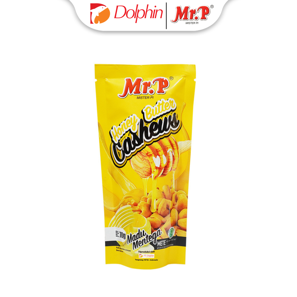 MR. P Kacang Mete Panggang Madu Mentega 70gr