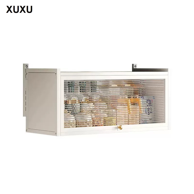 NEW XUXU Lemari Dapur Gantung Rak Dinding Dapur Rak Bumbu Dapur Dinding Rak Gantung Dapur Lemari