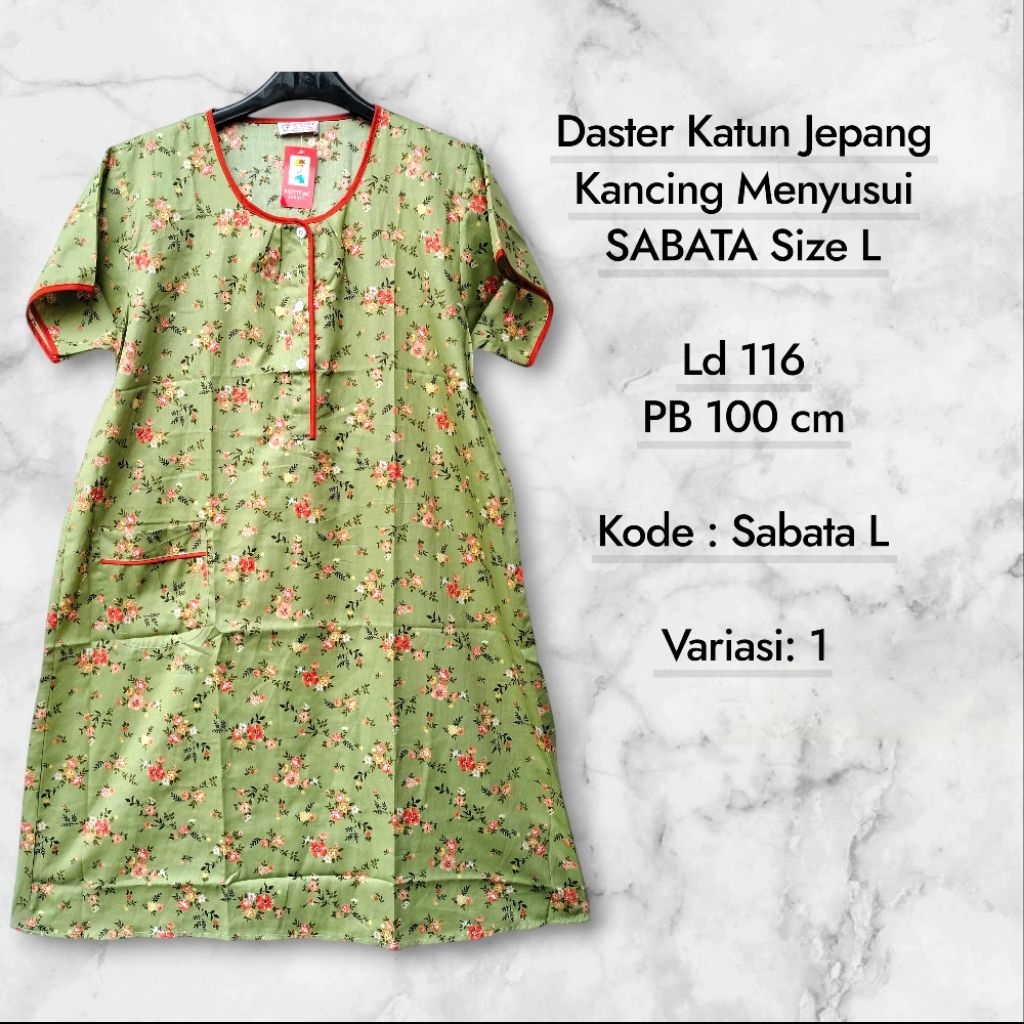 Daster Katun Jepang Sabata Pretty Girl ( dst Pretty Girl)