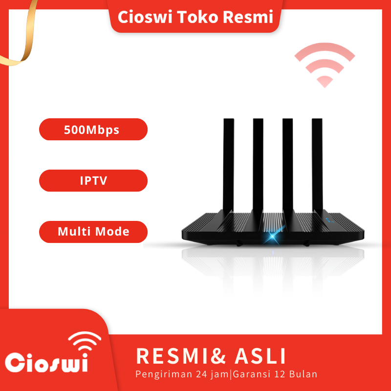 Cioswi WiFi 500 Mbps 4G WiFi Modem 4G Kartu SIM | WIFI Router | All Operator | SIM Card