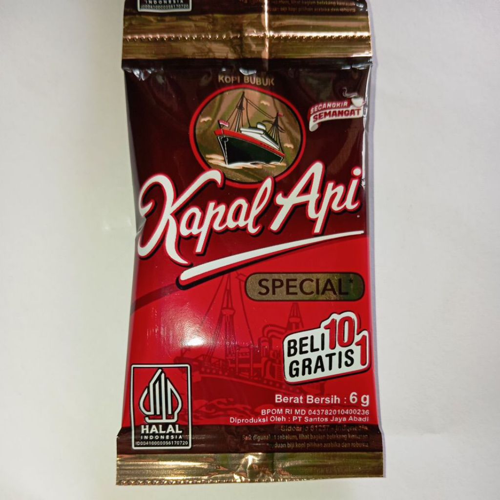 KOPI KAPAL API MINI/KECIL 6g (ISI 11/RENCENG)